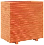 vidaXL Blumentopf Pflanzk&uuml;bel Wachsbraun 70x40x72,5 cm Massivholz Kiefer (1 St)