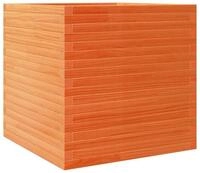 vidaXL Blumentopf Pflanzk&uuml;bel Wachsbraun 70x70x68,5 cm Massivholz Kiefer (1 St)