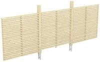 Skanholz Carport-R&uuml;ckwand Rhombus, BxH:550x160 cm