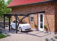 Skanholz Einzelcarport Eifel, BxT: 300x541 cm, 262 cm Einfahrtsh&ouml;he, mit Bogen