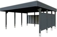 Skanholz Doppelcarport Friesland Set 13, BxT: 557x555 cm, 254 cm Einfahrtsh&ouml;he