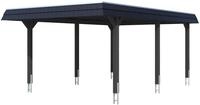 Skanholz Einzelcarport Wendland, BxT: 409x628 cm, 247 cm Einfahrtsh&ouml;he