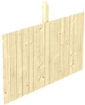 Skanholz Carport-R&uuml;ckwand, BxH:341x180 cm, aus Deckeschalung 20x120mm