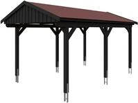 Skanholz Einzelcarport Fichtelberg, BxT: 317x566 cm, 303 cm Einfahrtsh&ouml;he