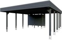 Skanholz Doppelcarport Friesland Set 14, BxT: 557x708 cm, 254 cm Einfahrtsh&ouml;he