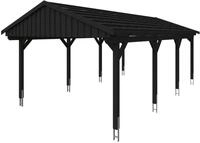 Skanholz Einzelcarport Fichtelberg, BxT: 423x808 cm, 326 cm Einfahrtsh&ouml;he