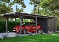 Skanholz Einzelcarport Emsland, BxT: 354x846 cm, 223 cm Einfahrtsh&ouml;he