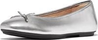 Fitflop Delicato Ballerina Metallic Silber Gr&ouml;&szlig;e 36 Ballerina ausnehmbare Sohle