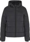 URBAN CLASSICS Winterjacke Urban Classics Ladies Short Puffer Jacket With Hood (1-St)