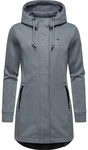 Ragwear Kapuzensweatjacke Letti Bonded Sportliche Kapuzenjacke in Feinstrick-Optik