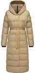 Ragwear Steppmantel Niara Long Gesteppter langer Damen Mantel mit Bindeband