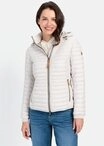 camel active Steppjacke aus recyceltem Polyamid Langarm Markenlogo