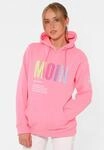 Sweatshirt ZWILLINGSHERZ, Damen, Gr. S/M, pink, Sweatware, Obermaterial: 50%