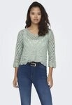 JDY Strickpullover JDYNEW SUN 3/4 CROPPED PULLOVER KNT NOOS