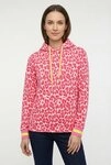 Zwillingsherz Hoodie "Leo Allover Neon Kante" mit Animal-Design und...