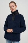 OXMO Troyer OXElina Teddypullover mit Stehkragen