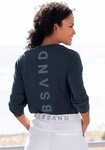 Elbsand Longsleeve Tinna mit Logodruck hinten, Langarmshirt aus Baumwoll-Mix,