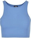 URBAN CLASSICS Muskelshirt Urban Classics Damen Ladies Cropped Rib Top (1-tlg)