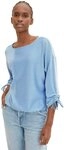 TOM TAILOR Denim 3/4-Arm-Shirt in feiner Rippoptik