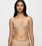 Triumph T-Shirt-BH Amourette Stretch-Spitze, glatte Cups, atmungsaktiv, leicht,