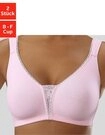 petite fleur by Lascana Soft-BH (Packung, 2 St&uuml;ck) ohne B&uuml;gel, Baumwolle mit