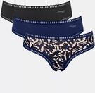 Hipster SLOGGI "GO Crush", Damen, Gr. S, blau (blau, schwarz combination), Single