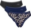 sloggi Slip GO Crush (3er Pack) mit Spitzendetails, Multipack, hoher Beinausschnitt