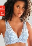 petite fleur Push-up-BH (Packung, 2 St&uuml;ck) in High Apex Schnittform, Dessous
