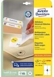 Avery Zweckform Etiketten Etikett 105x148mm A4 ILK wiederabl&ouml;sbar 30 Blatt 120