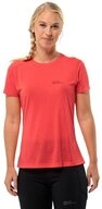 Jack Wolfskin Trainingsshirt Vonnan (atmungsaktiv, geruchshemmend) rot Damen