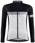 FORCE Radtrikot Jersey Jacke FORCE SPRAY LADY grauweiss schwarz %%%