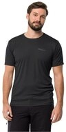 Jack Wolfskin T-Shirt Tech T (leicht, geruchshemmend) schwarz Herren