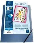 EXACOMPTA F&auml;chermappe 10x Eckspann-Ordnungsmappe 3 Klappen A4 sortiert 55380E,