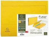 EXACOMPTA Organisationsmappe 10x Pack 10 Aktenmappe, Verschlu&szlig;kappe, RC Kart.,...