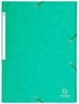 EXACOMPTA Organisationsmappe 25x Sammelmappe + Gummizug 3 Klappen Karton 425g...