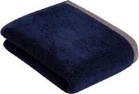 bugatti Badetuch Prato, Walkfrottier (1-St), Uni Farben, mit melierter Optik im...