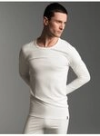 Trigema Longsleeve TRIGEMA Sportshirt aus Merinowolle (1-tlg)