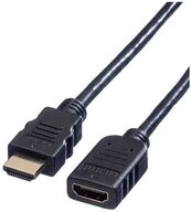 VALUE Value HDMI Verl&auml;ngerungskabel HDMI-A Stecker, HDMI-A Buchse 1.00 m Sch