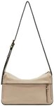 Liebeskind Berlin Schultertasche Hobo Bag, aus echtem Schafsleder beige
