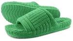 Flip Flop home*frottee Hausschuh gr&uuml;n 38 EU