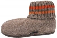Haflinger H&uuml;ttenschuhe Paul Hausschuh mit Feinstrickkragen