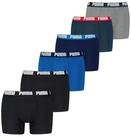 PUMA Boxershorts PUMA MEN EVERYDAY BOXER (6er Pack) Elastischer Logobund,