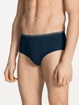 CALIDA Midislip Twisted Cotton mit Eingriff, Pure Cotton, Feinripp, weich