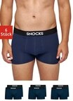 SNOCKS Boxershorts Enge Pants Herren Unterhose (6-St) aus Bio-Baumwolle, ohne