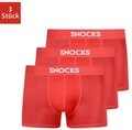 SNOCKS Boxershorts Enge Pants Herren Unterhose (3-St) aus Bio-Baumwolle, ohne