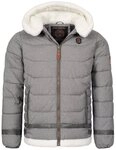 Geo Norway Winterjacke Herren Winterjacke Teddyfell-Kapuze