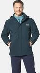 Softshelljacke JAN VANDERSTORM "Softshelljacke MENNE", Herren, Gr. 54, blau (petrol),