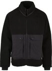 URBAN CLASSICS Winterjacke Urban Classics Herren Short Raglan Sherpa Jacket (1-St)