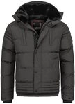 Alessandro Salvarini Winterjacke ASFabiano mit warmem Teddyfell und abnehmbarer