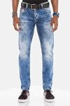 Cipo & Baxx R&ouml;hrenjeans Jeans im Used-Look, CD-520